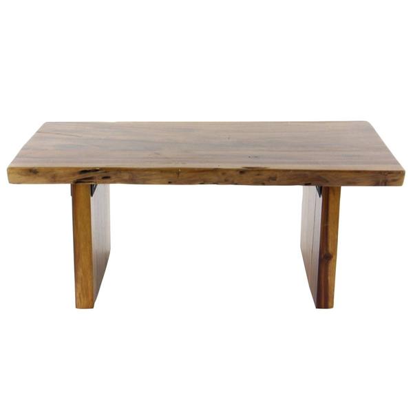9th & Pike(R) Brown Wood Contemporary Coffee Table - image 