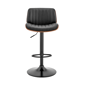 Armen Living Brock Faux Leather Adjustable Height Bar Stool - image 2