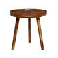 9th & Pike(R) Brown Teak Wood Contemporary Accent Table - image 1
