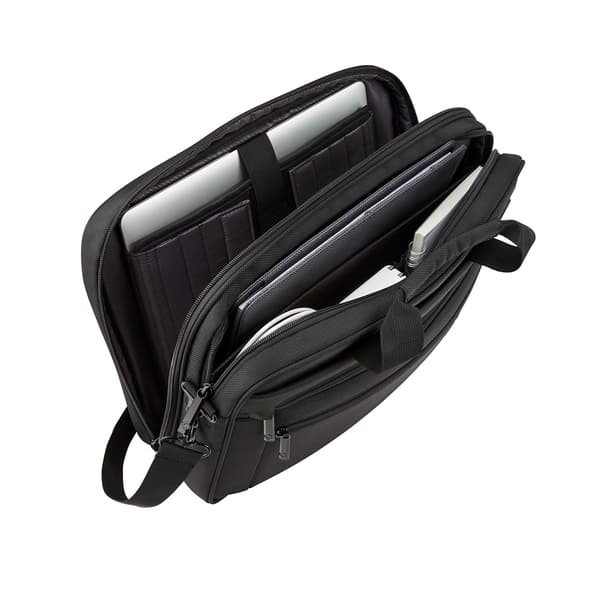 Samsonite Classic 15.6 TSA 2 Compartment Briefcase - Black