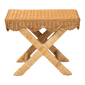 bali & pari Modesta Handwoven Wicker Accent Bench - image 2