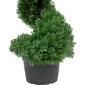 Northlight Seasonal 4ft. Artificial Cedar Spiral Topiary Tree - image 4