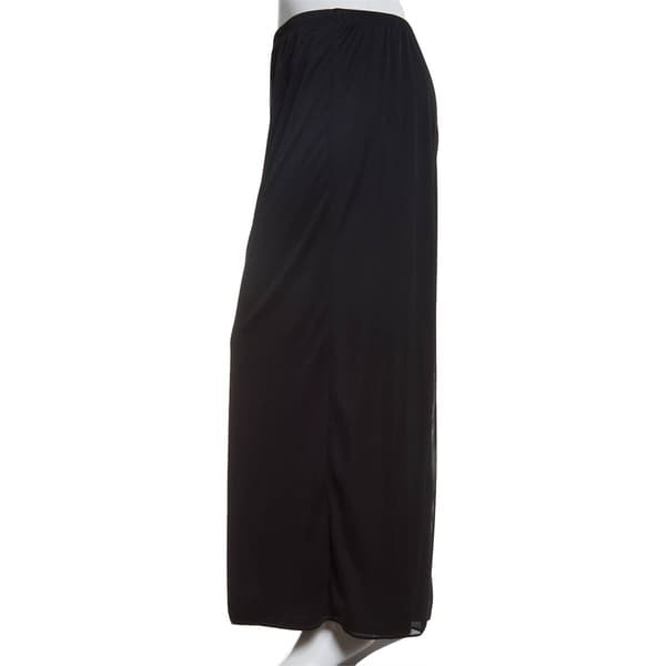 Plus Size MSK Chiffon Mesh Wide Leg Pants