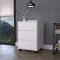 FM FURNITURE Vienna White 3 Drawer Filling Cabinet - image 1
