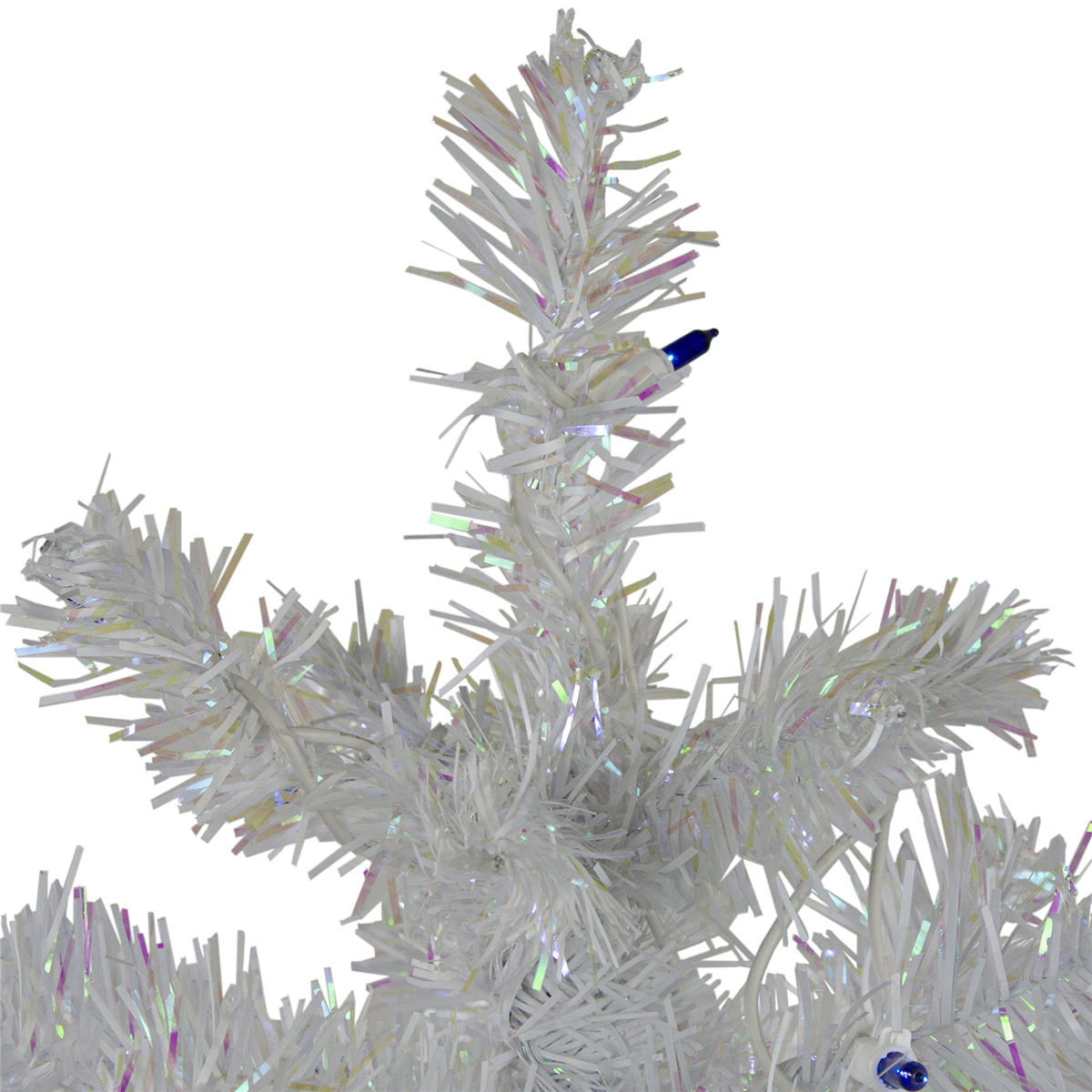 Northlight 3ft. Pre-Lit White Iridescent Pine Christmas Tree