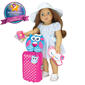 Sophia's&#174; Travel Suitcase Set - Hot Pink - image 5