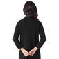 Womens Kasper Long Sleeve Solid Kissing Front Cardigan - image 3