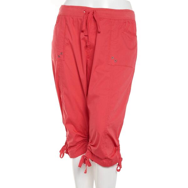 Plus Size da-sh 19in. Emma Knit Waist Capri Pants - image 