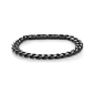 Mens Lynx Black Ion Plated Stainless Steel Curb Chain Bracelet - image 1