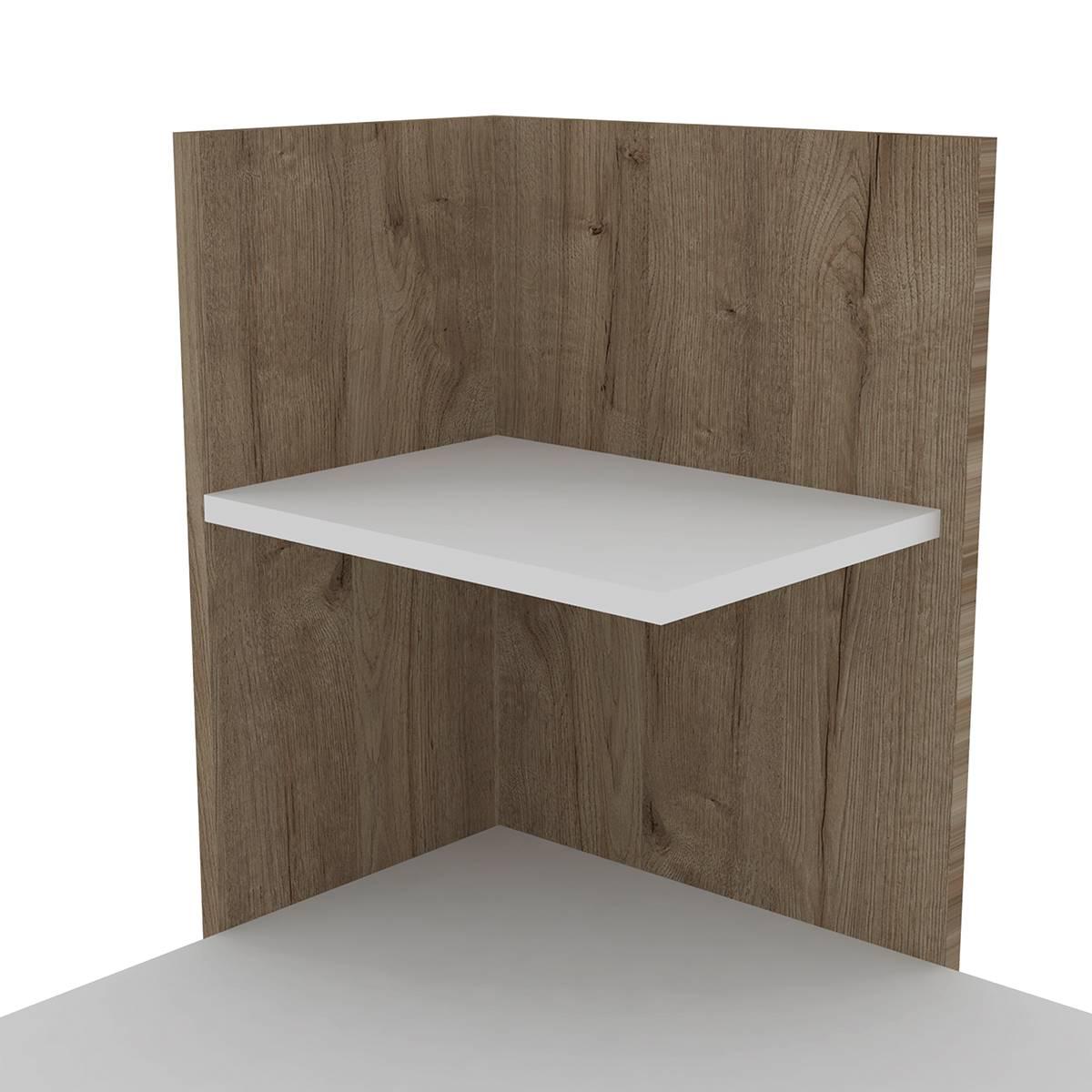 FM FURNITURE 4-Tier Shelf Tecoa Desk