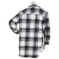Plus Size Como Blu Button Down Plaid Sherpa Shacket - image 2