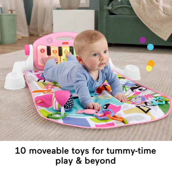 Fisher-Price&#174; Glow & Grow Kick & Play Piano - Pink
