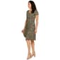 Plus Size Sami & Jo Short Sleeve Swirl Jacquard A-Line Dress - image 4