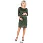 Womens 24/7 Comfort Apparel Lace Maternity Sheath Dress - image 5
