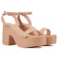 Womens Olivia Miller Charmer Platform Slingback Sandals - image 8