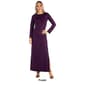 Womens 24/7 Comfort Apparel Long Sleeve Sheath Maxi Dress - image 7
