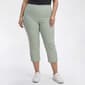 Plus Size Briggs Crochet Hem Luxe Millennium Capris - image 1