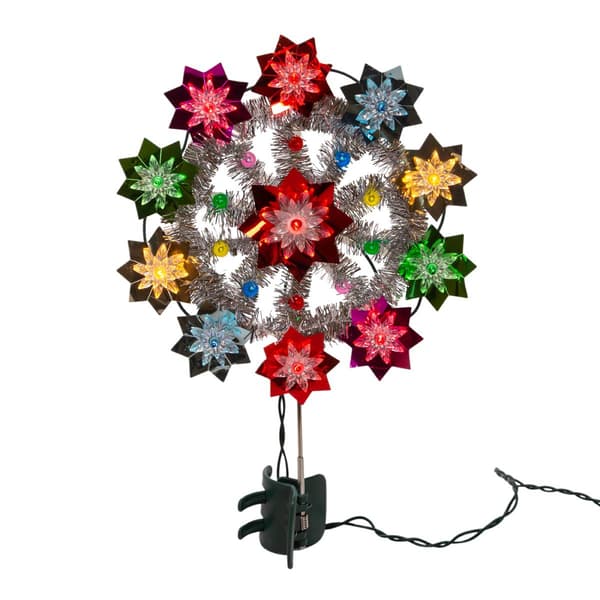 Kurt S. Adler 11in. Multi-Color Retro Tree Topper - image 