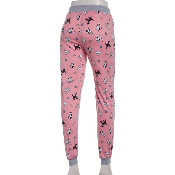 Womens Pillow Talk Cats Pajama Joggers