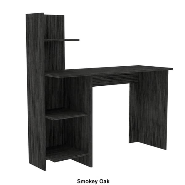 FM FURNITURE Tecoa 4-Tier Shelf Desk