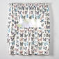 Marepesia Butterfly Print Room Darkening Tier Curtains - image 1