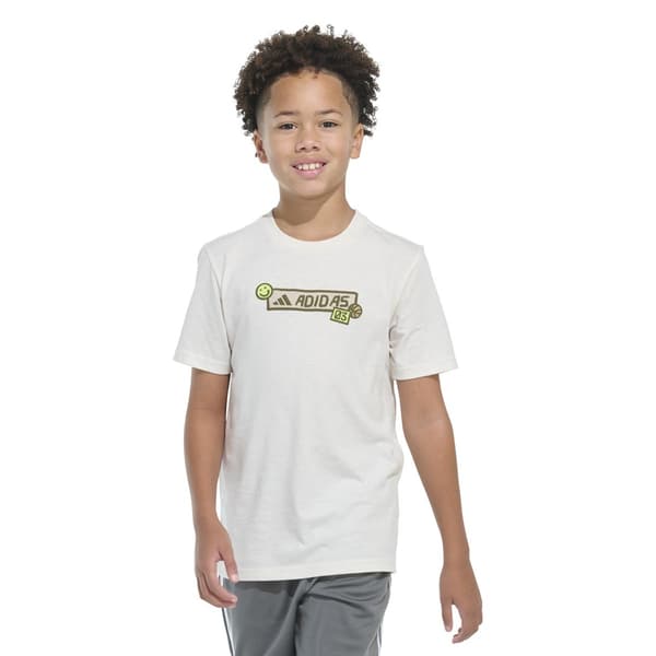 Boys (8-20) adidas(R) Outdoor Short Sleeve Tee - Tan Heather - image 