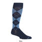 Mens Dr. Motion Classic Argyle Knee High Compression Dress Socks - image 2
