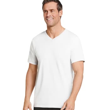 Mens Big & Tall Jockey® 2pk. Tall Men Classic V-Neck T-Shirt - Boscov's