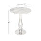 9th & Pike&#174; Traditional Round Marble Accent Table - image 7