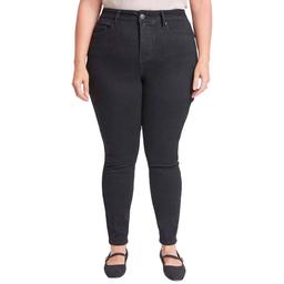 Plus Size Royalty 1 Button 5 Pckt High Rise Basic Jeans