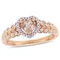 Gemstone Classics&#40;tm&#41; 10kt. Rose Heart Engagement Ring - image 1