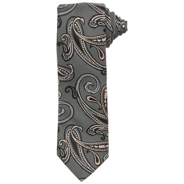 Mens Geoffrey Beene Paisley Tie - image 