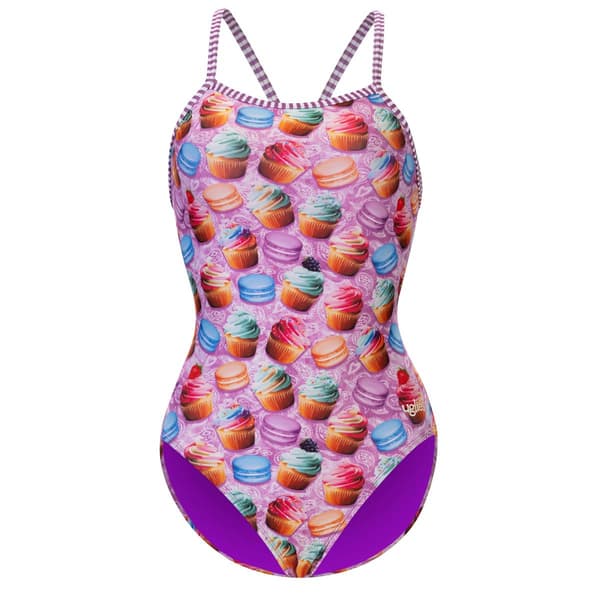 Womens Dolfin(R) Uglies V-2 Back Bon Appetit One Piece Swimsuit - image 
