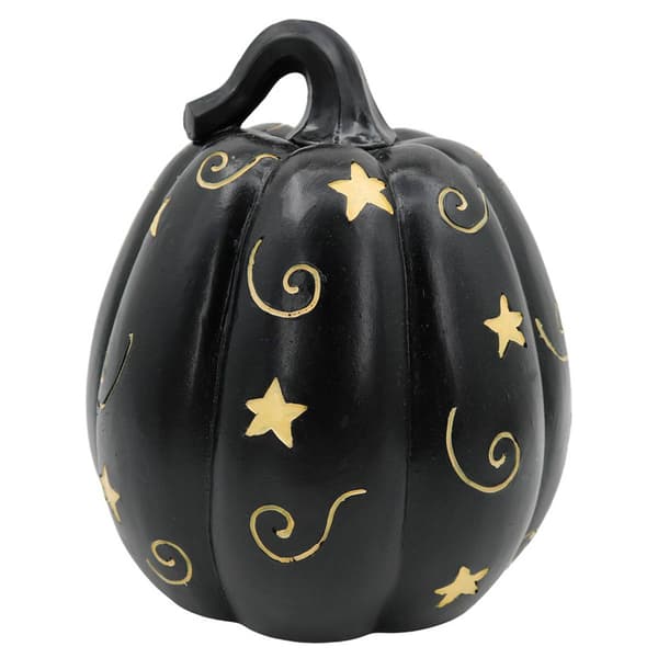 Medium Resin Pattern Pumpkin - image 