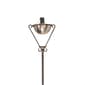 DAK 61in. Brushed Copper Half Moon Oil Lamp Outdoor Patio Torch - image 1