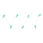 Northlight LED Mermaid Fairy Lights, 10ct - image 2