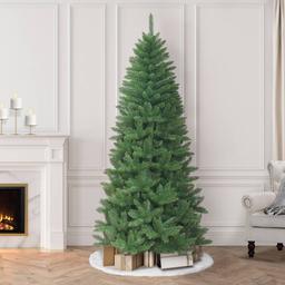 Puleo International 7ft. Carson Artificial Pine Christmas Tree