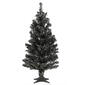National Tree 2ft. Black Tinsel Tree - image 1