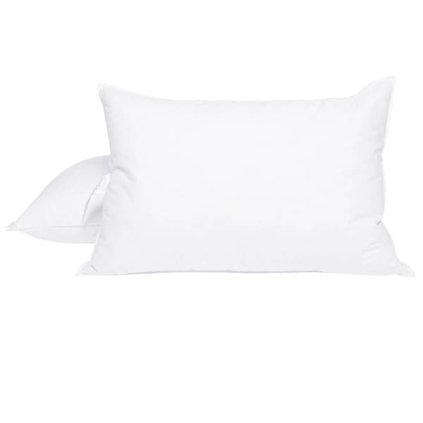 Firefly Twin Pack White Goose Feather and Nano Down Pillows
