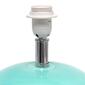 Lalia Home Modern Ovaloid Glass Bedside Table Lamp w/White Shade - image 7