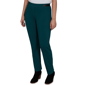 Womens Emaline Feminine Mystique Solid Pull On Straight Leg Pants - image 3