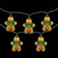 Northlight Seasonal 10ct. Gingerbread Man Christmas Lights - image 4