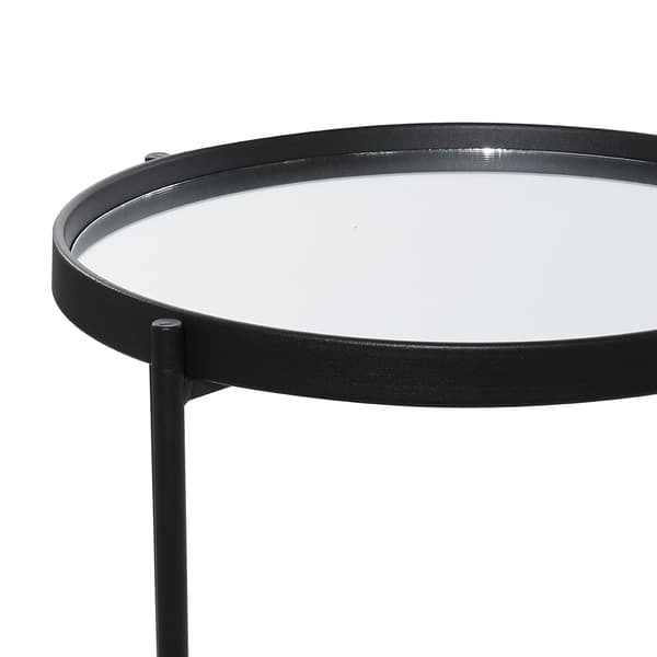 9th & Pike&#174; Round Metal Accent Table