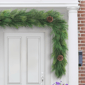 Puleo International 9ft. Garland Adorned with Pinecones - image 2