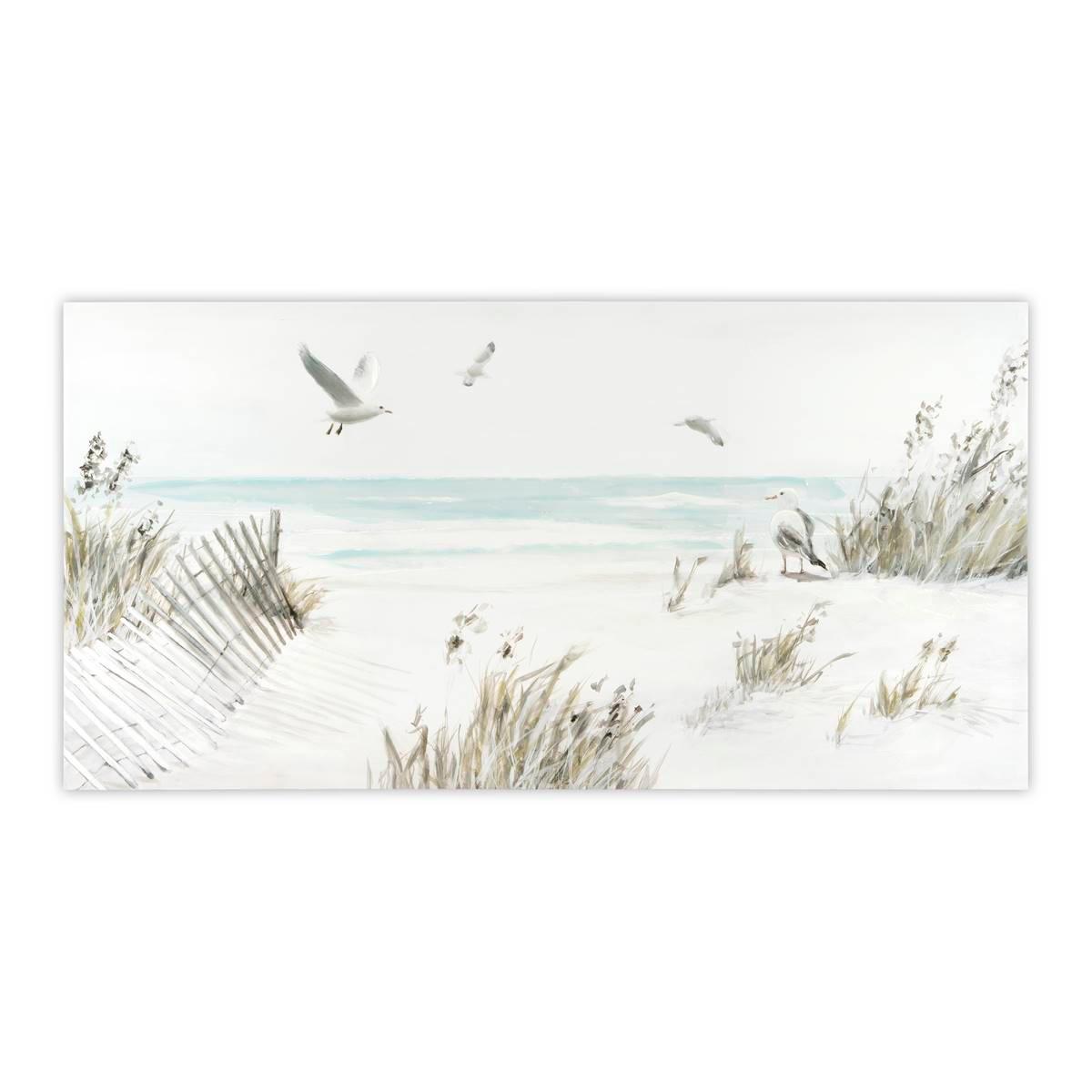 Artisan Home Fee Free Coastal Palette Canvas Wall Decor