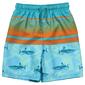 Boys &#40;4-7&#41; SURFZONE&#174; Ombre & Stripe Sharks Swim Shorts - image 2