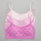 Girls Limited Too&#8482; 3pk. Seamless Floral & Solid/Marled Bras - image 3