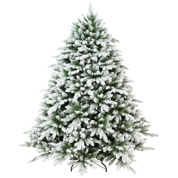 Northlight Real Touch™ 6.5ft Mountain Pearl Flock Christmas Tree