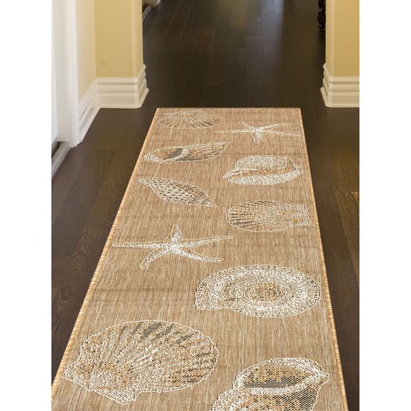 Liora Manne Carmel Shells Indoor/Outdoor Runner
