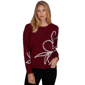 Womens Skye''s the Limit Wild Romance Large Floral Sweater - image 1